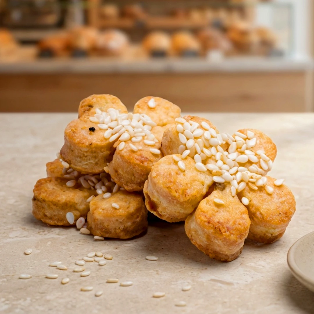 بسكويت مالح بطعم الطماطم الطبيعية، خفيف ومنعش.