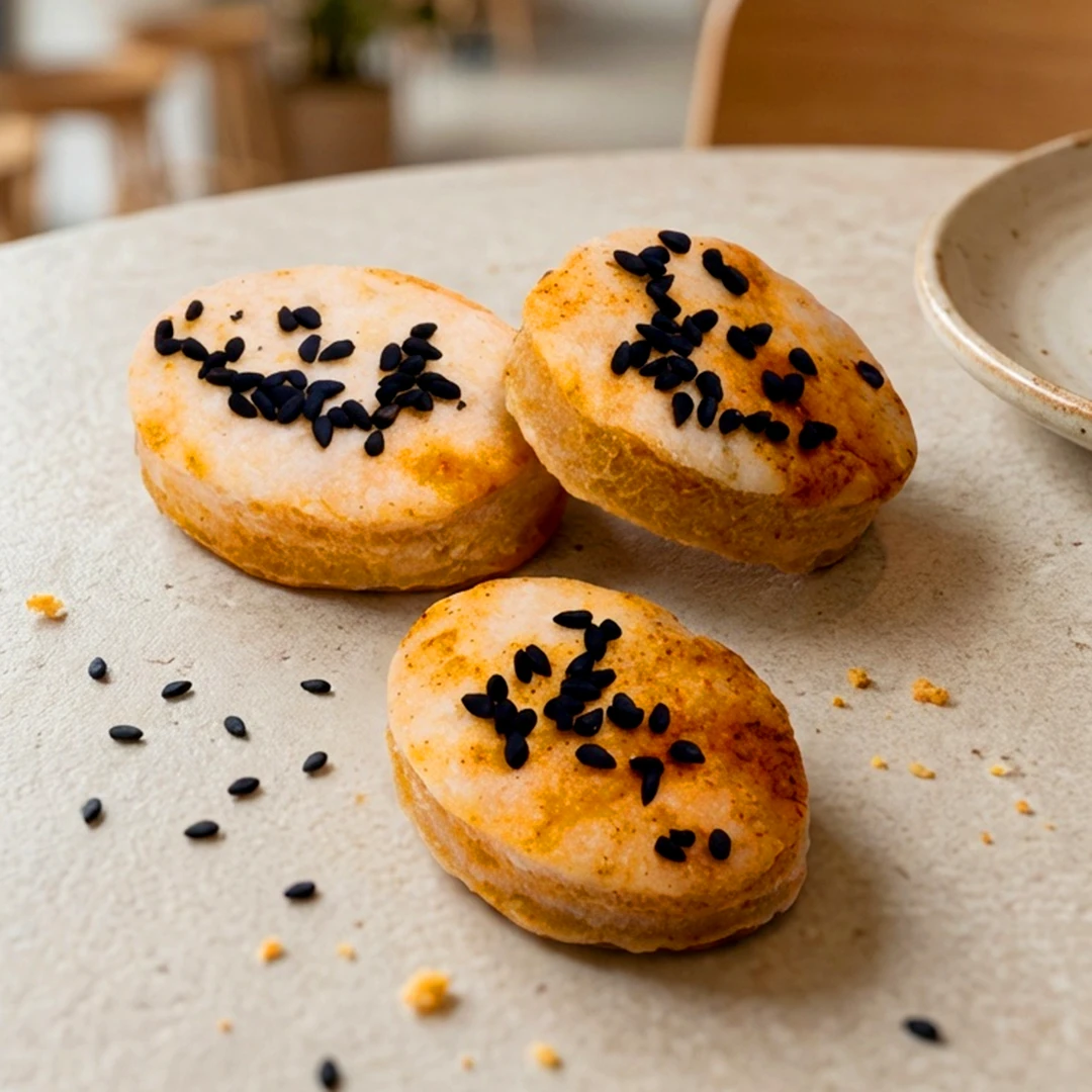 بسكويت مالح بنكهة حارة خفيفة،